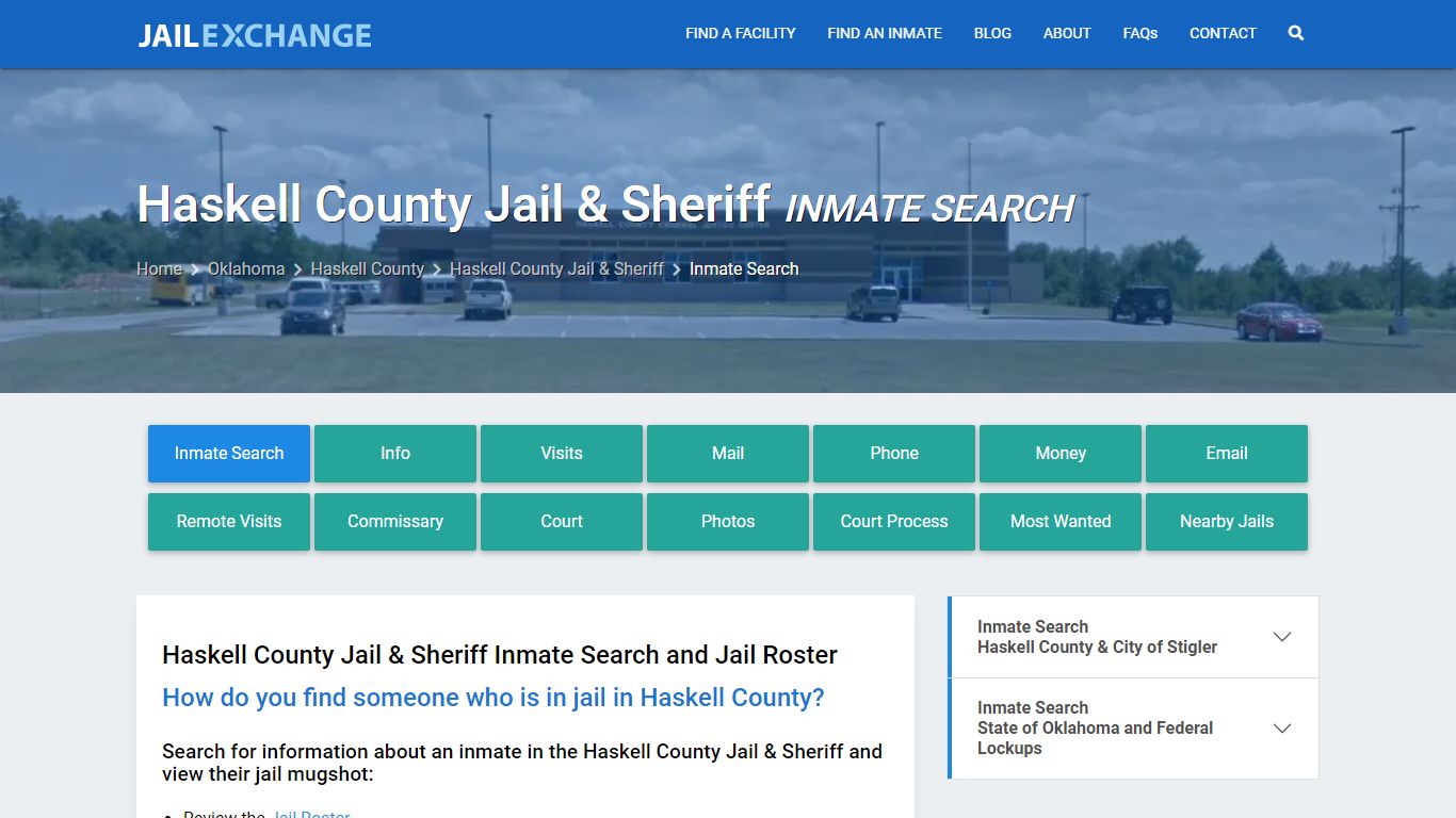 Haskell County Jail & Sheriff Inmate Search - Jail Exchange